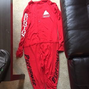 Burton snowboard onesie